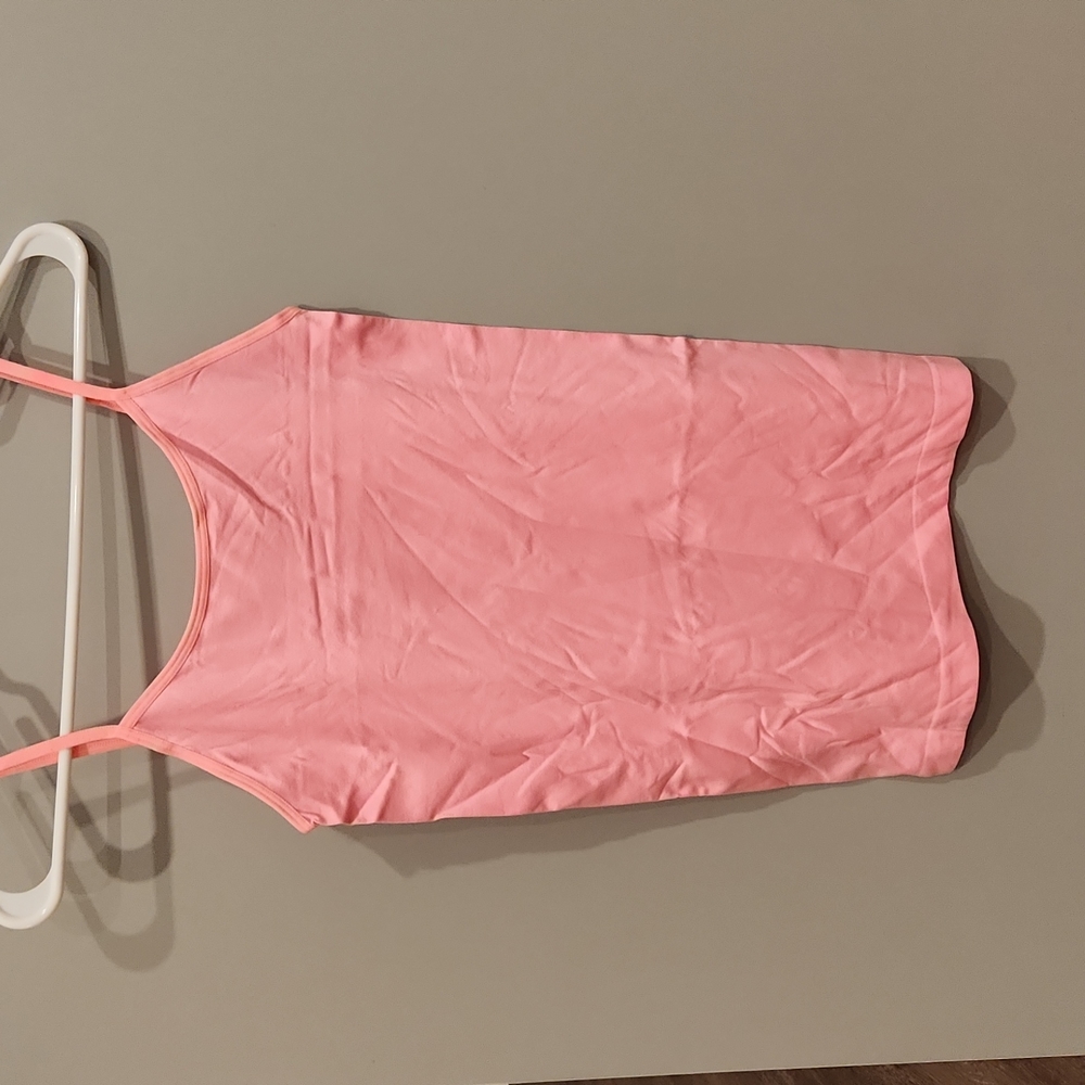 Bright Pink Seamless Adjustable-Strap Camisole